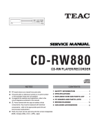 Teac CD-RW880-Service-Manual 